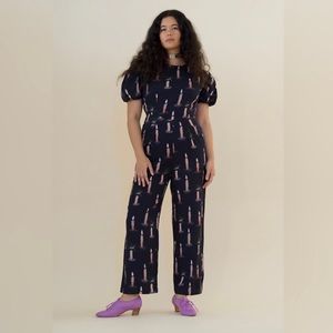 NWT Samantha Pleet Garden Jumpsuit - Candle 8 SS22